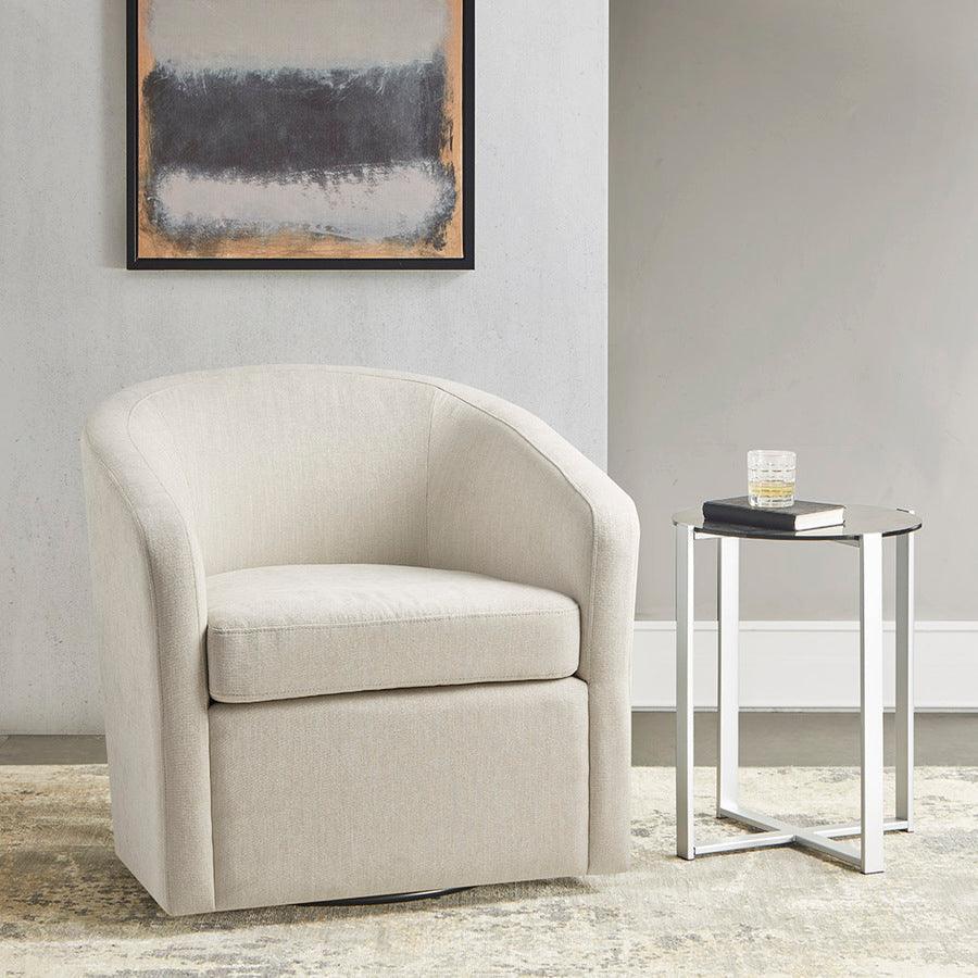 Ivory discount barrel chair