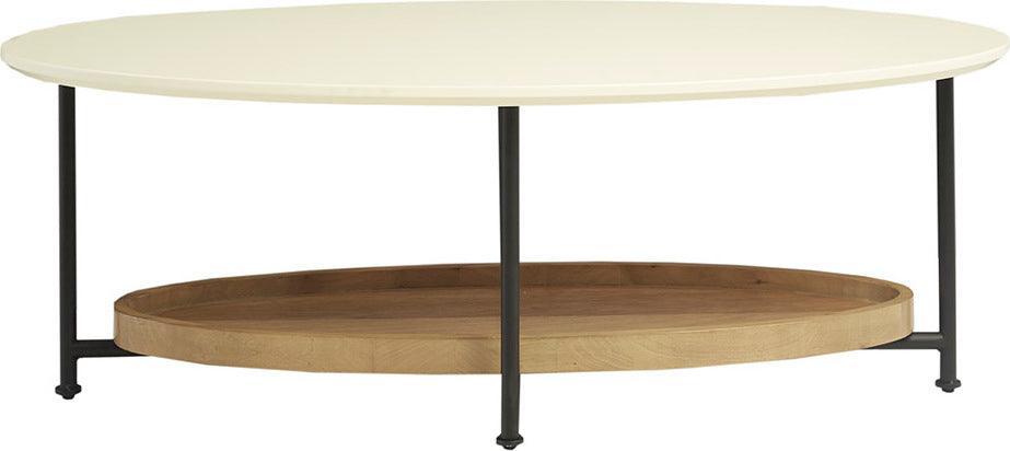 Shop Beaumont Coffee Table White Natural Coffee Tables CasaOne