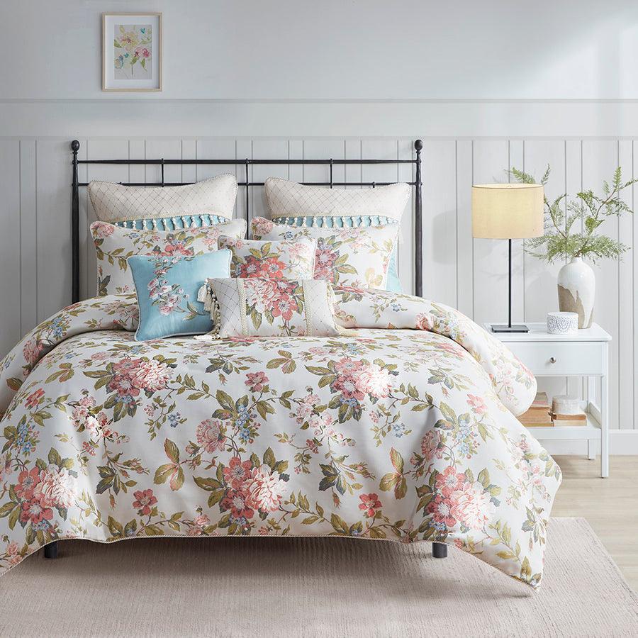 Floral euro clearance shams