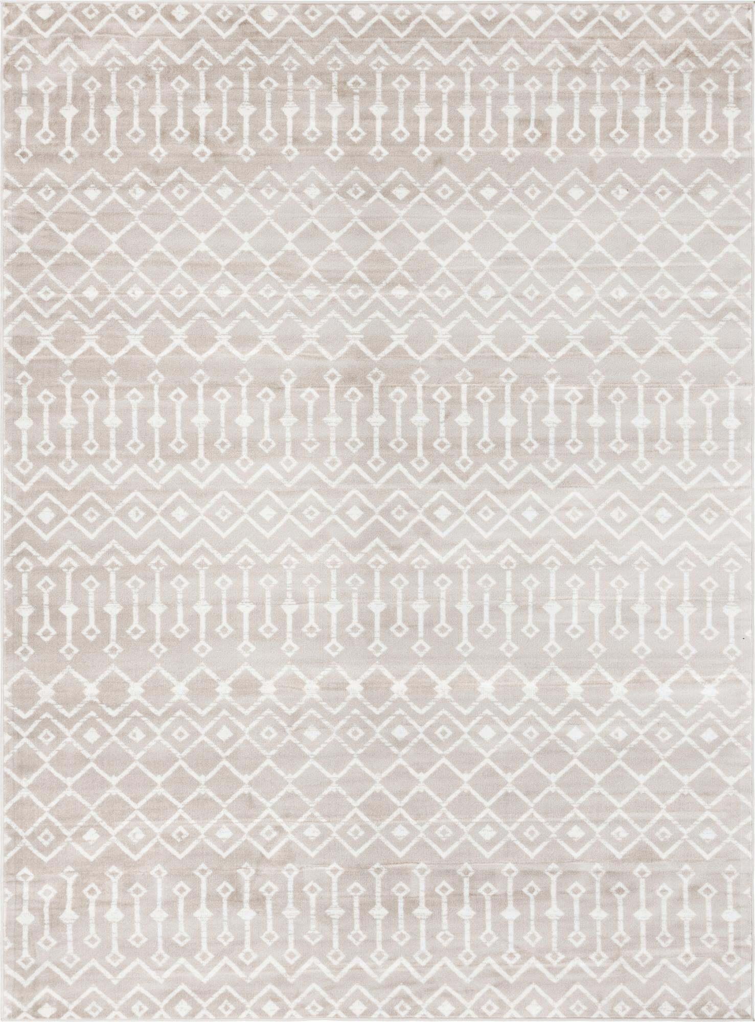 Alonnah Geometric Gray Area Rug House of Hampton Rug Size: Rectangle 11' x 15