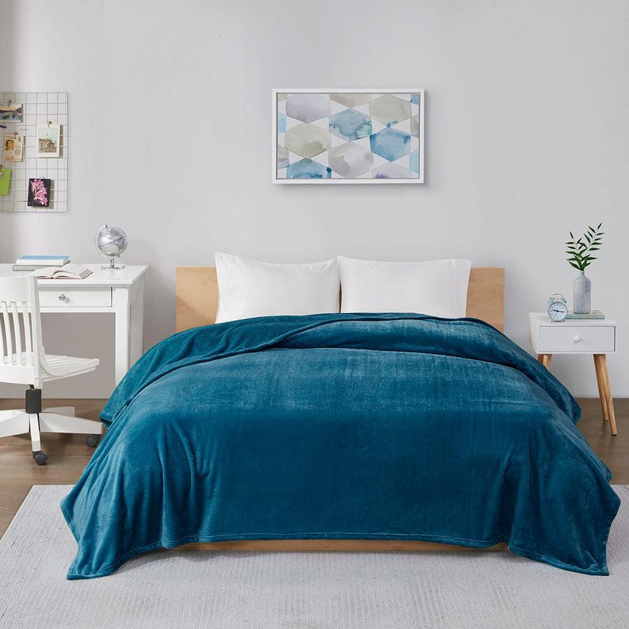 Teal colored online blankets