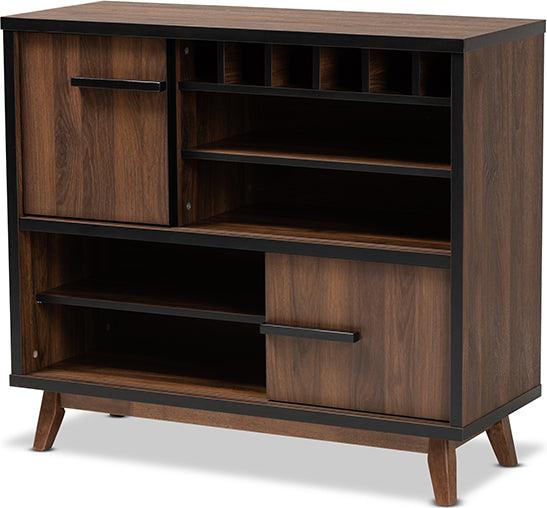 Shop Baxton Studio Margo Mid Century Modern Brown and Black