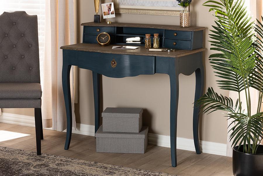 Shop Baxton Studio Celestine French Provincial Blue Spruce