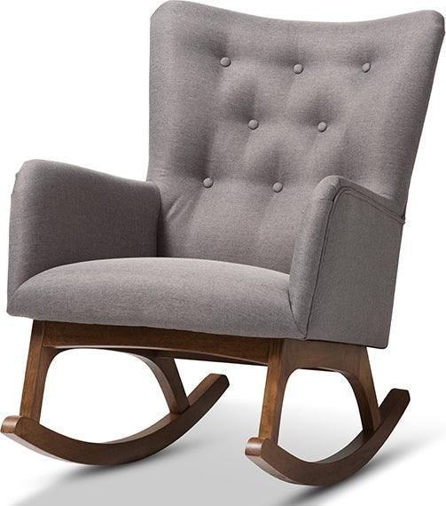 Grey modern best sale rocking chair