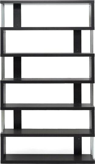 Shop Barnes Six Shelf Bookcase Dark Brown Bookcases Display