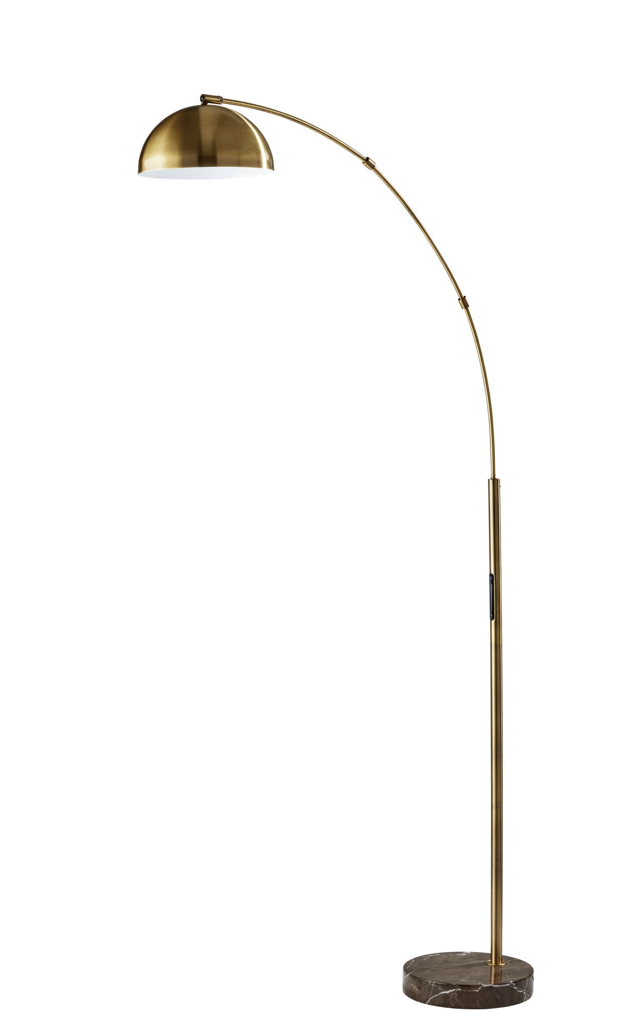 Shop Bolton LED Arc Lamp w/ Smart Switch Antique Brass |Floor