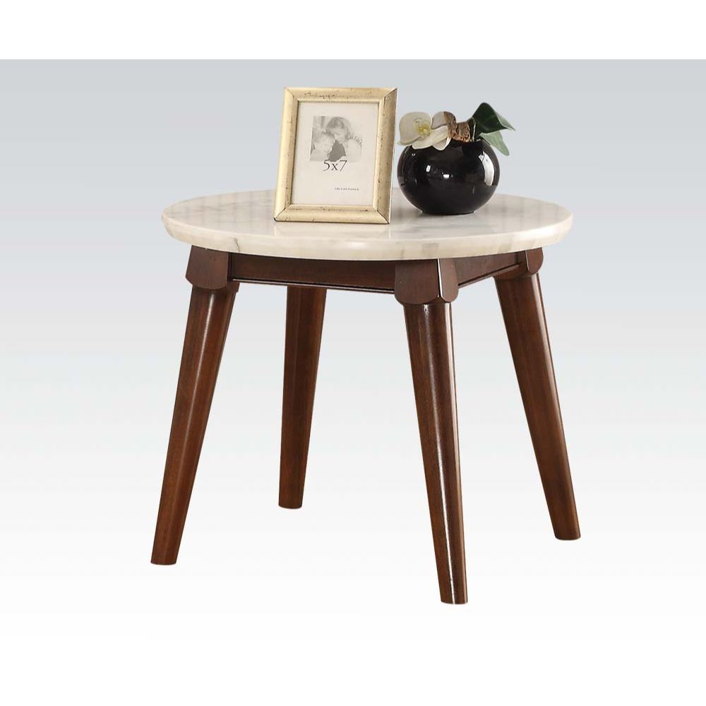 Shop ACME Aafje Coffee Table, Oak & White Finish, Coffee Tables