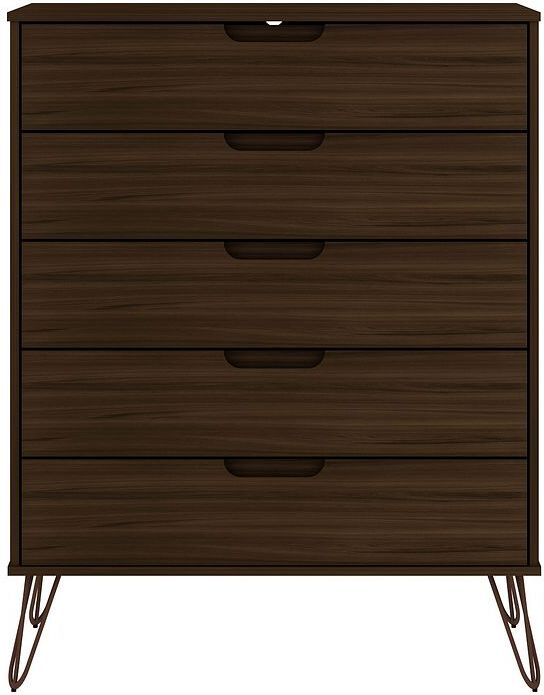 Shop Comfort Rockefeller 5-Drawer Tall Dresser with Metal Legs in