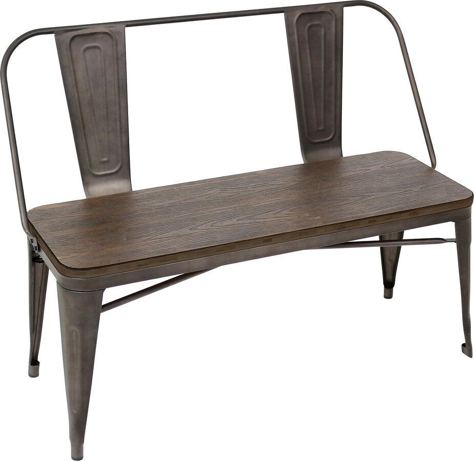 Industrial deals farmhouse bench