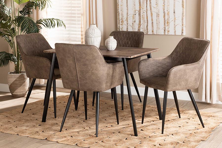 Dining table steel online chair price