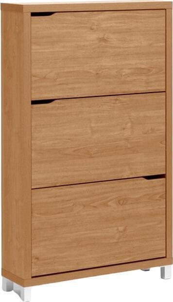 Shop Simms Modern Shoe Cabinet Maple Multi Utility Storage CasaOne