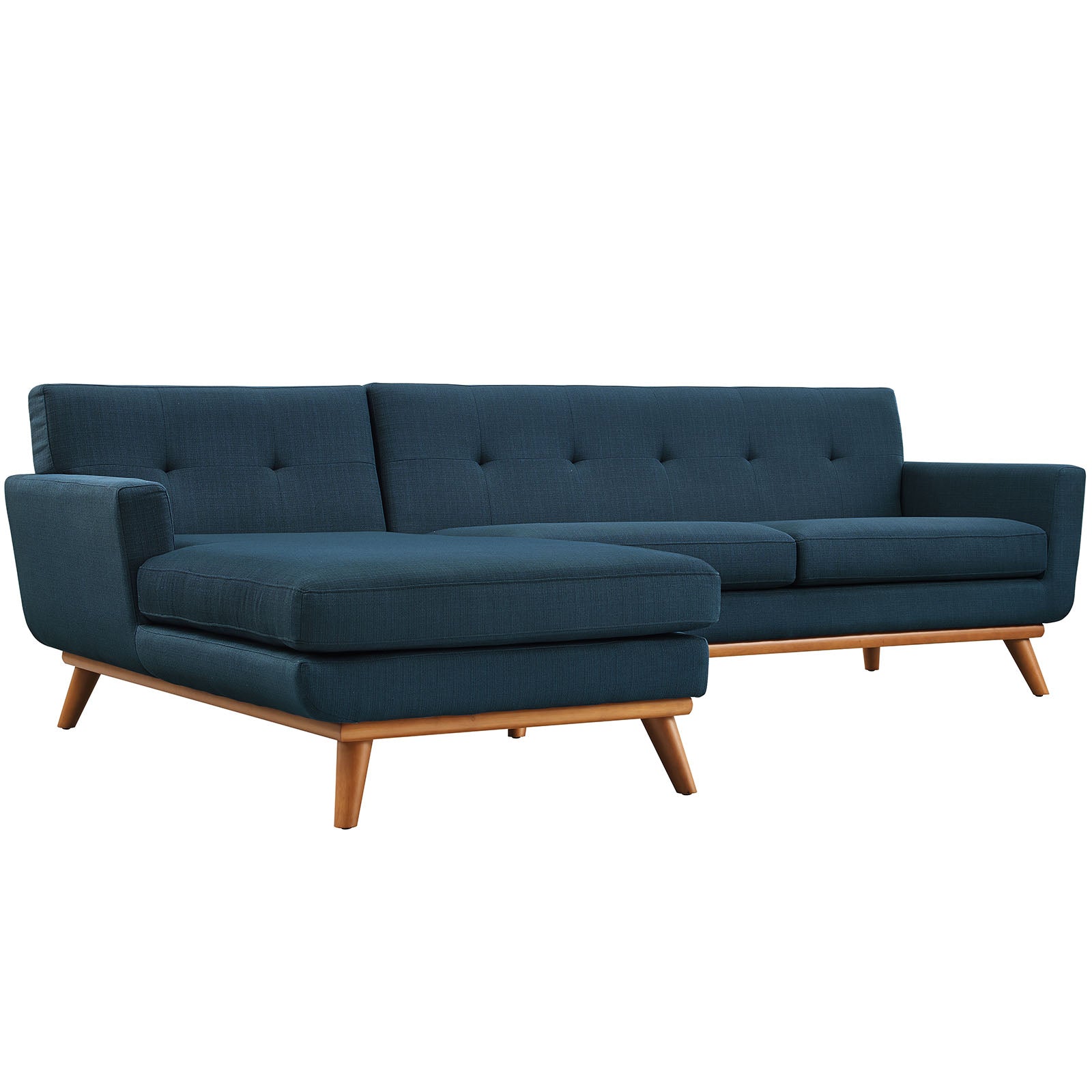 Mid century modern store left facing sectional