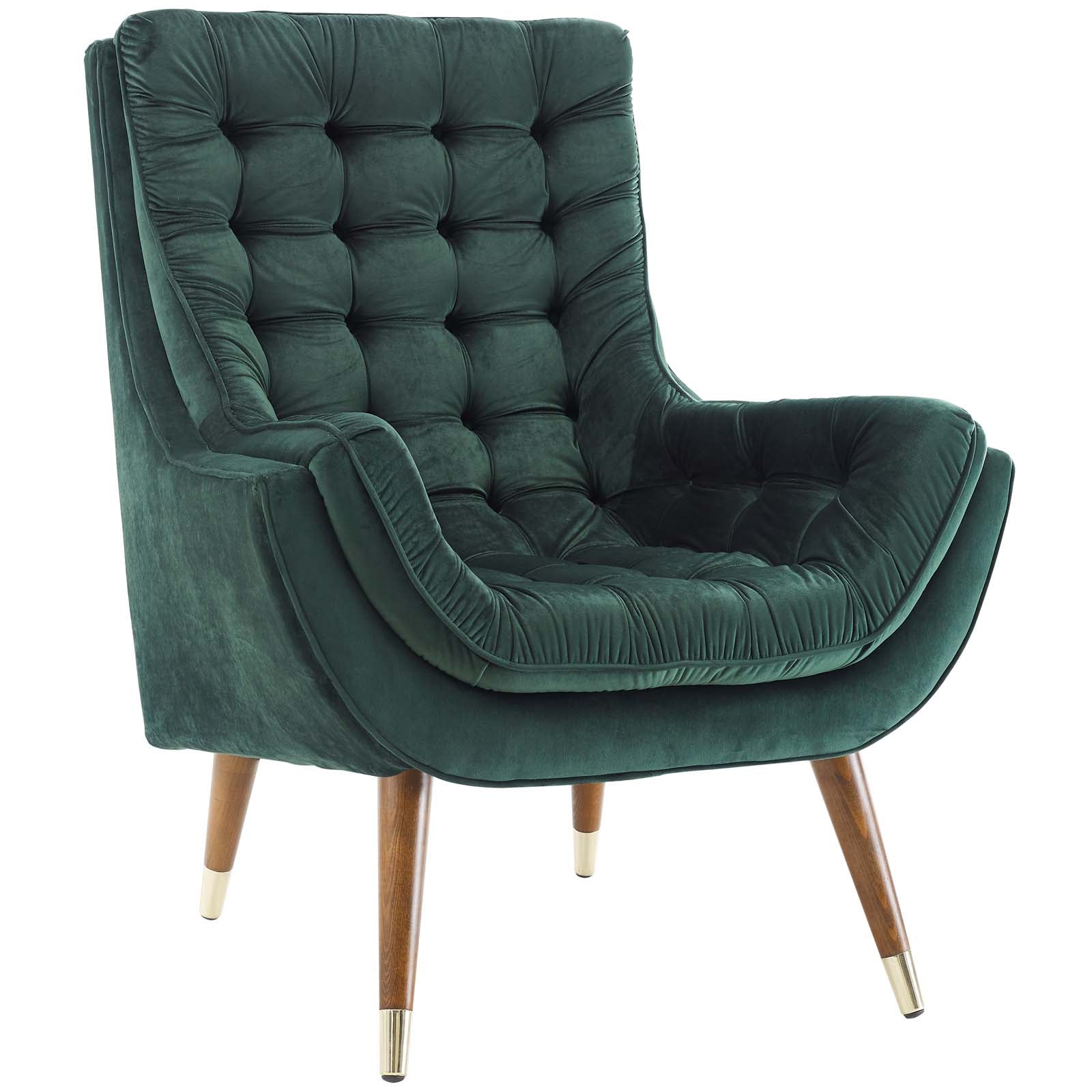 Green upholstered online chair