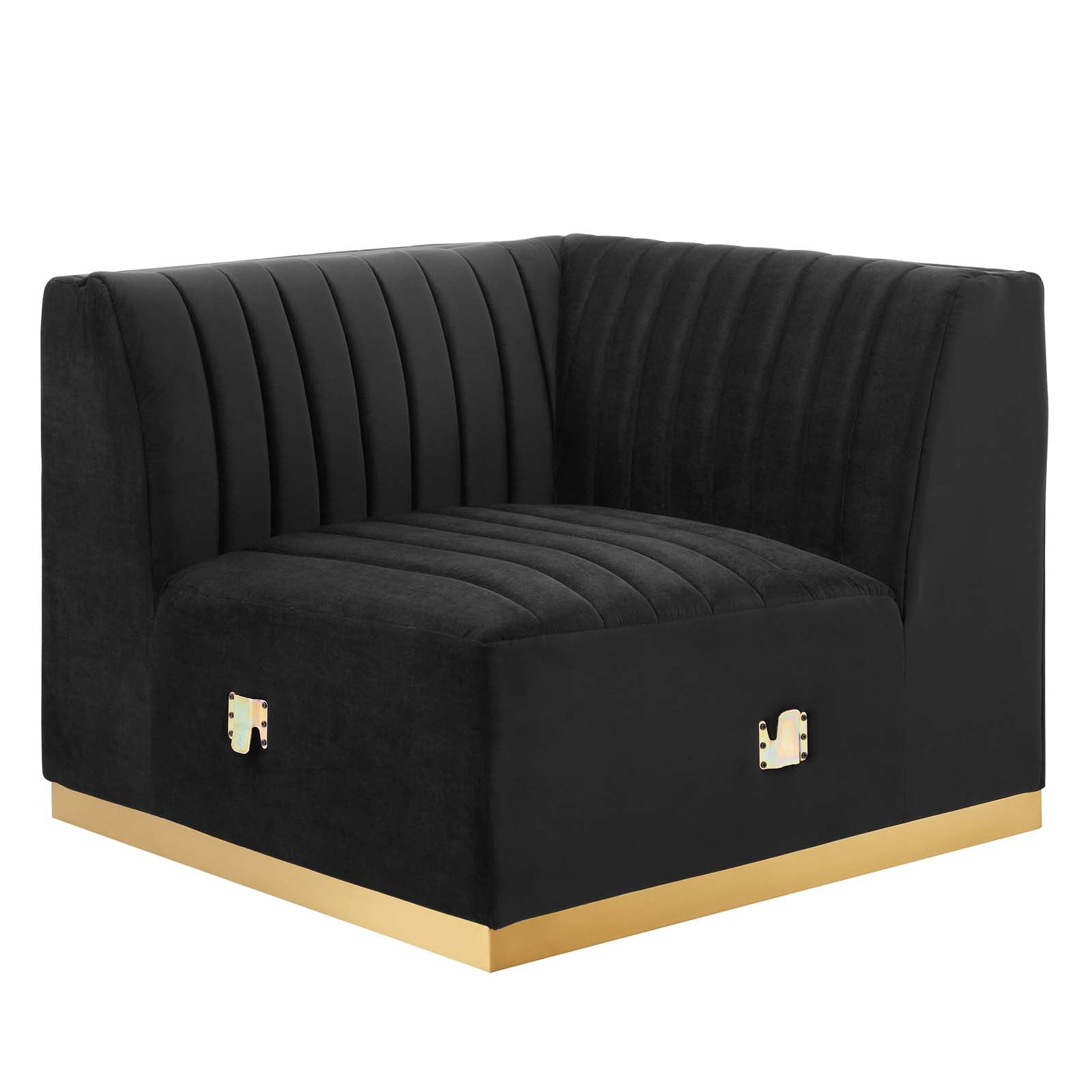 Black and gold online tub chair