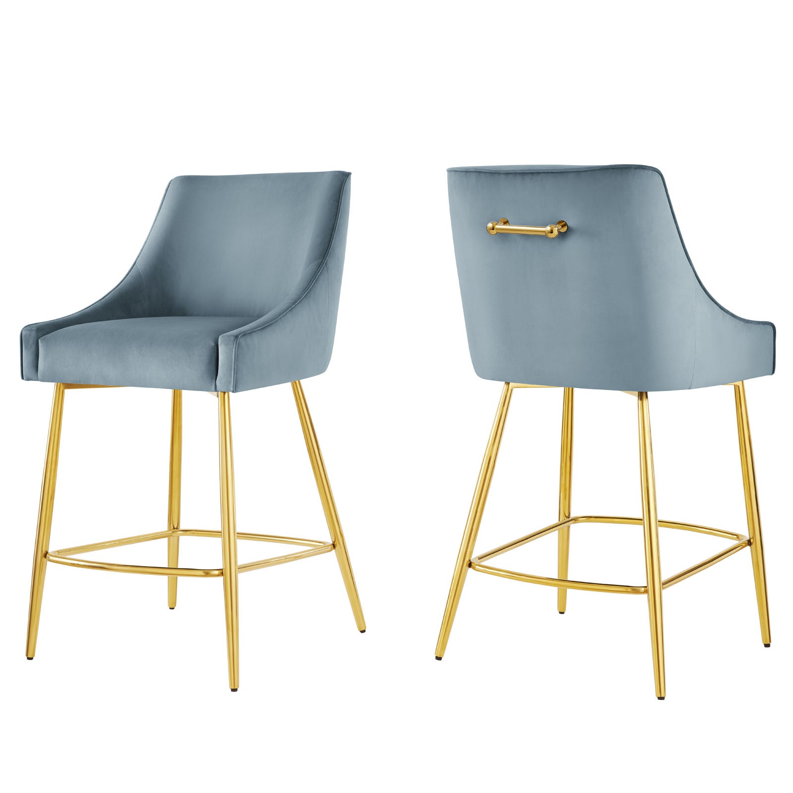 Light discount blue stools