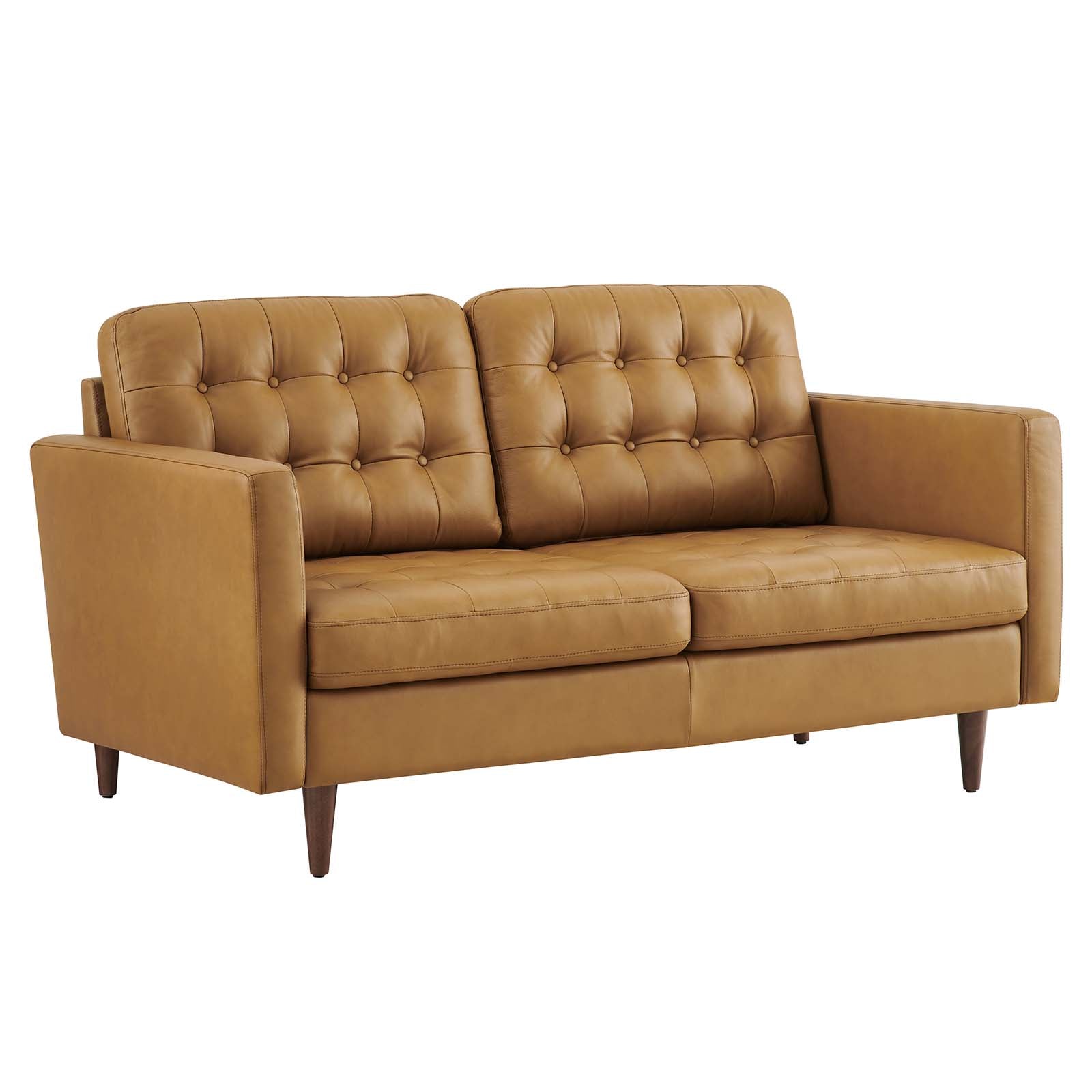 Vegan leather deals loveseat