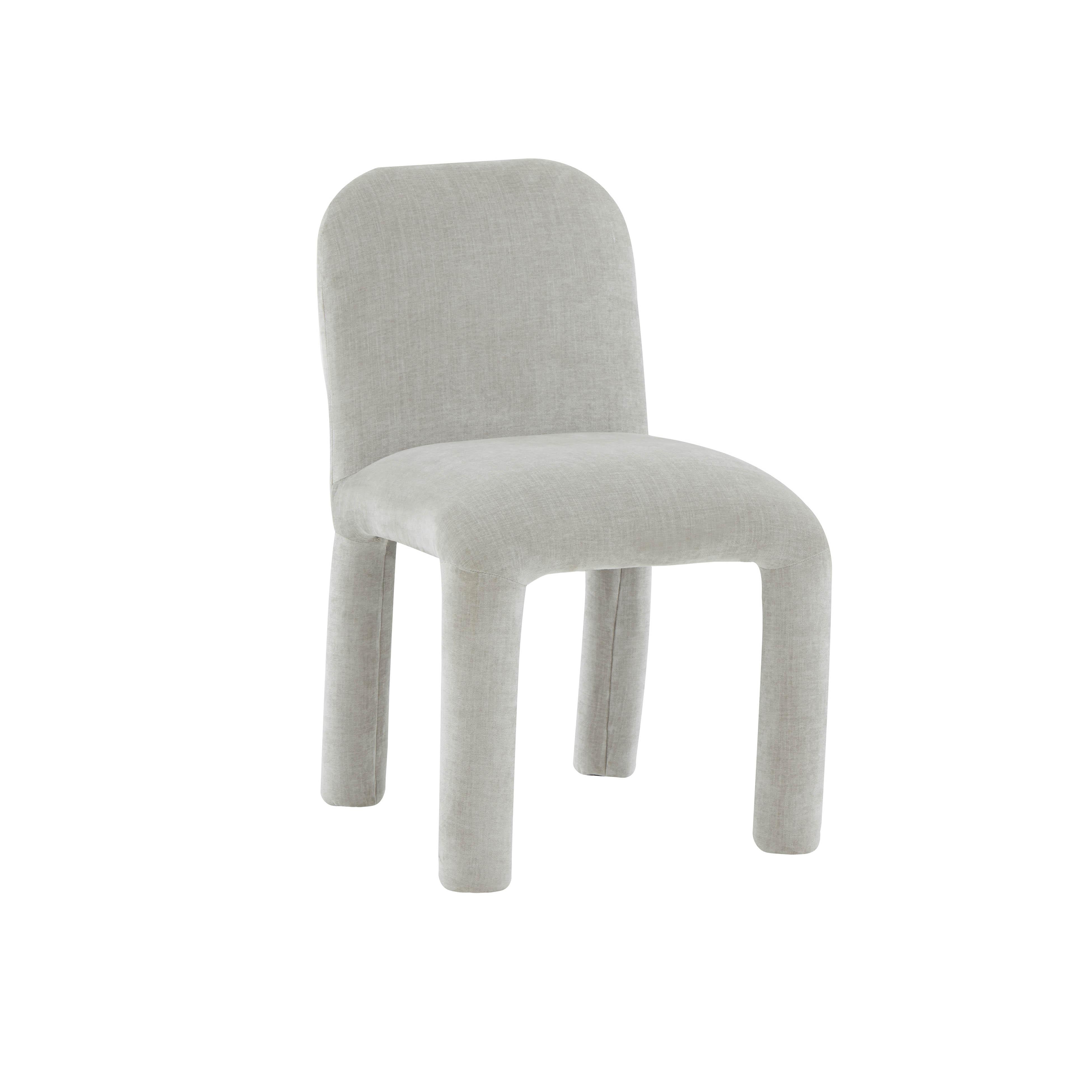 Chanel volcanic gray online dining chair