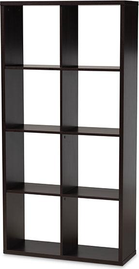 Shop Baxton Studio Janne Modern and Contemporary Dark Brown Finished 8-Cube  Multipurpose Storage Shelf, Bedroom Organization