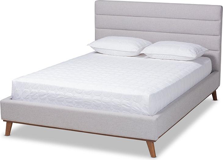 Shop Erlend Queen Bed Grayish Beige Beds CasaOne