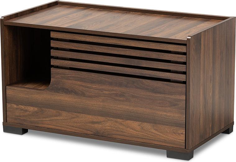 Shop Baxton Studio Claire Modern And Contemporary Walnut Brown