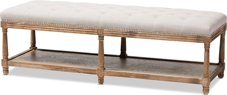 Shop Baxton Studio Celeste French Country Weathered Oak Beige