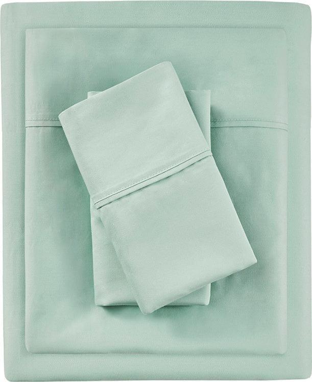 Olliix.com Sheets & Sheet Sets - 1000 Thread Count California King Sheet Set Seafoam