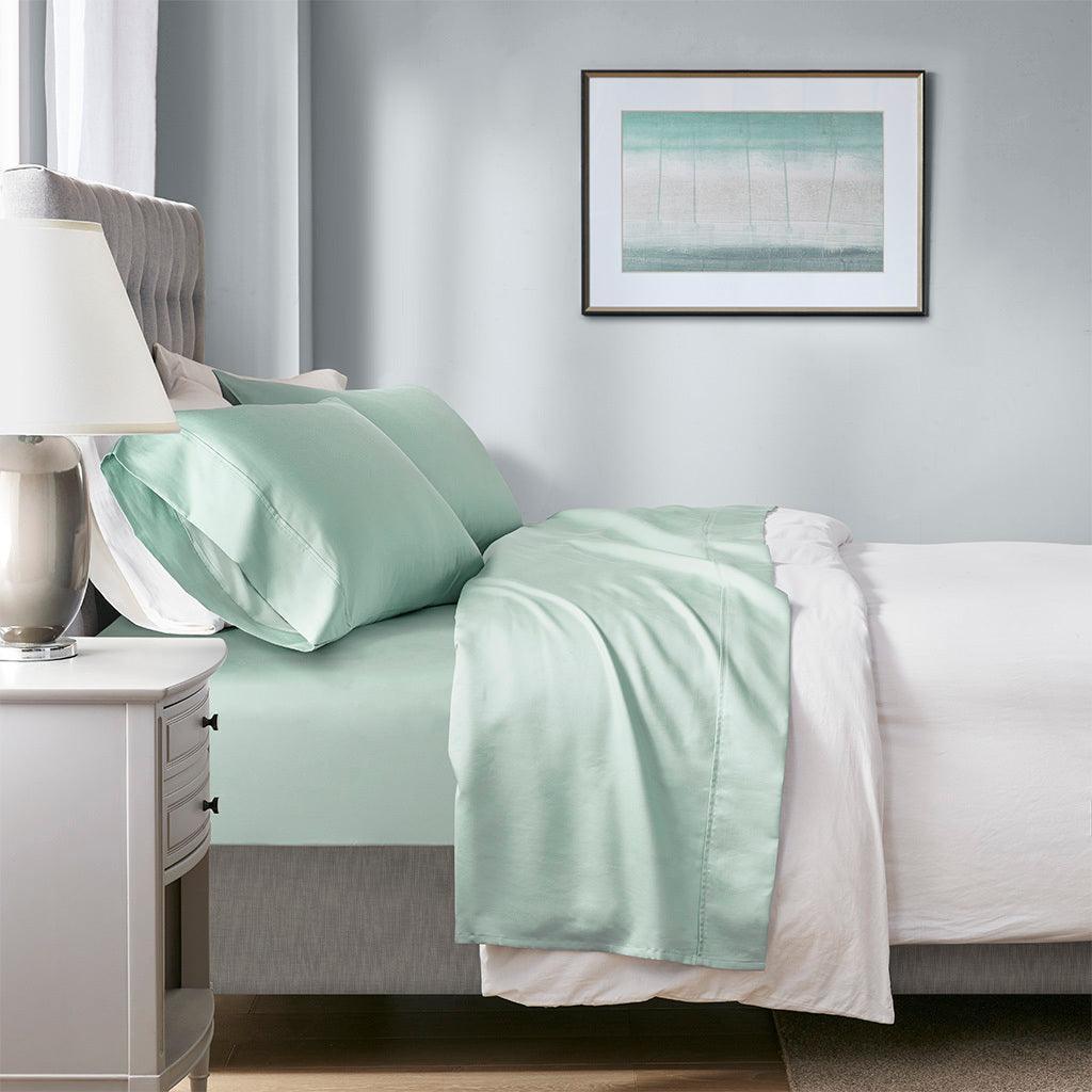 Olliix.com Sheets & Sheet Sets - 1000 Thread Count King Sheet Set Seafoam