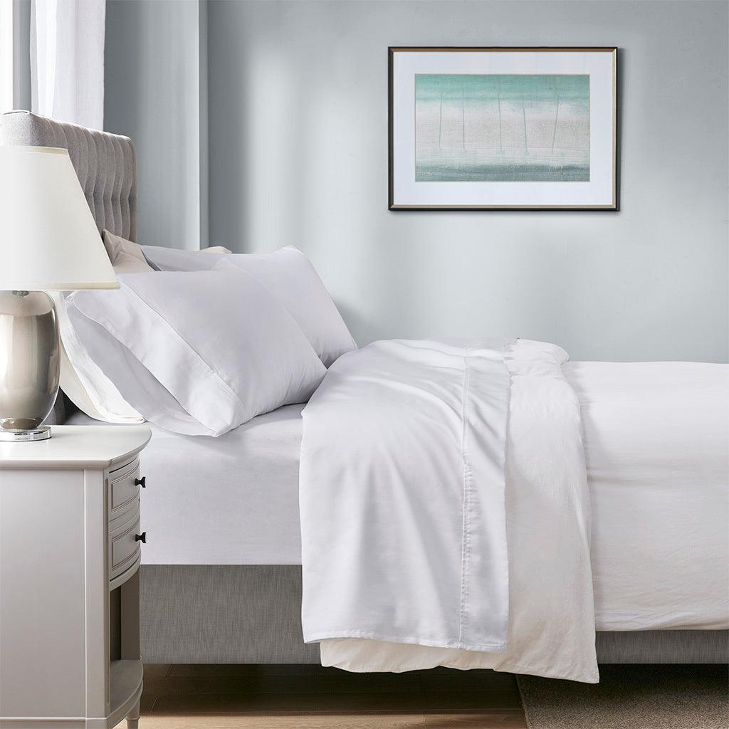 Olliix.com Sheets & Sheet Sets - 1000 Thread Count King Sheet Set White