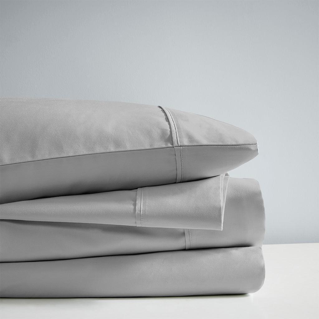 Olliix.com Sheets & Sheet Sets - 1000 Thread Count Queen Sheet Set Gray