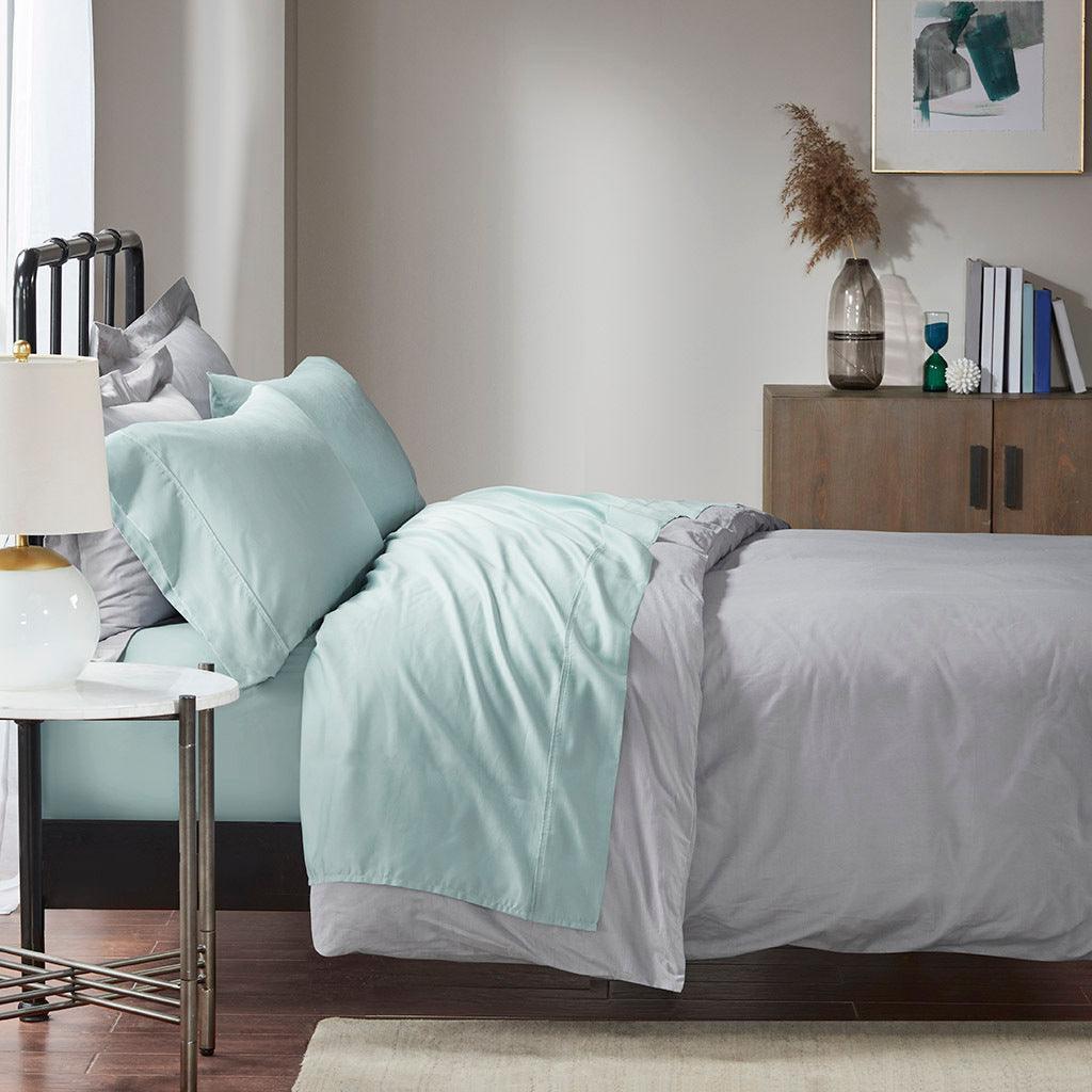 Olliix.com Sheets & Sheet Sets - 1500 Thread Count California King Sheet Set Seafoam