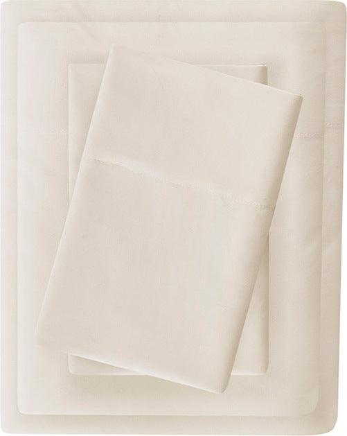 Olliix.com Sheets & Sheet Sets - 3M Microcell Cal King Sheet Set Ivory