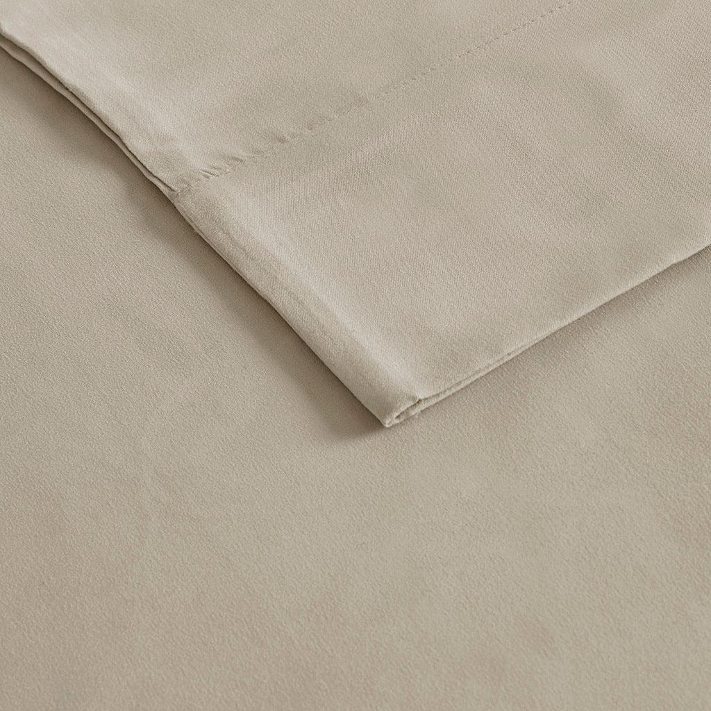 Olliix.com Sheets & Sheet Sets - 3M Microcell Cal King Sheet Set Khaki