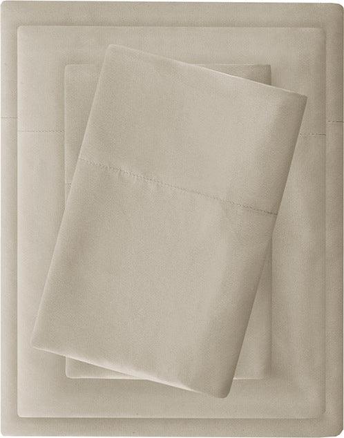 Olliix.com Sheets & Sheet Sets - 3M Microcell Cal King Sheet Set Khaki