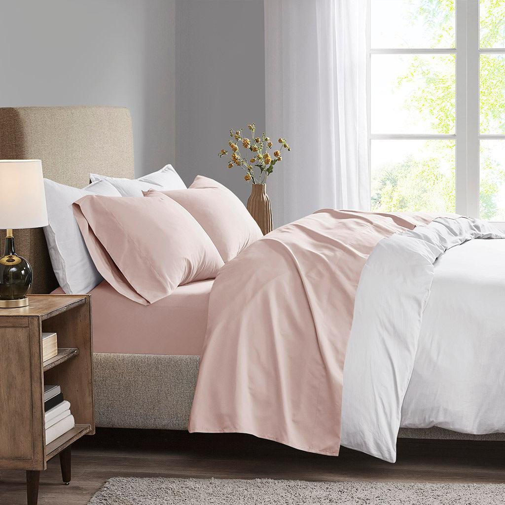 Olliix.com Sheets & Sheet Sets - 3M Microcell Full Sheet Set Blush