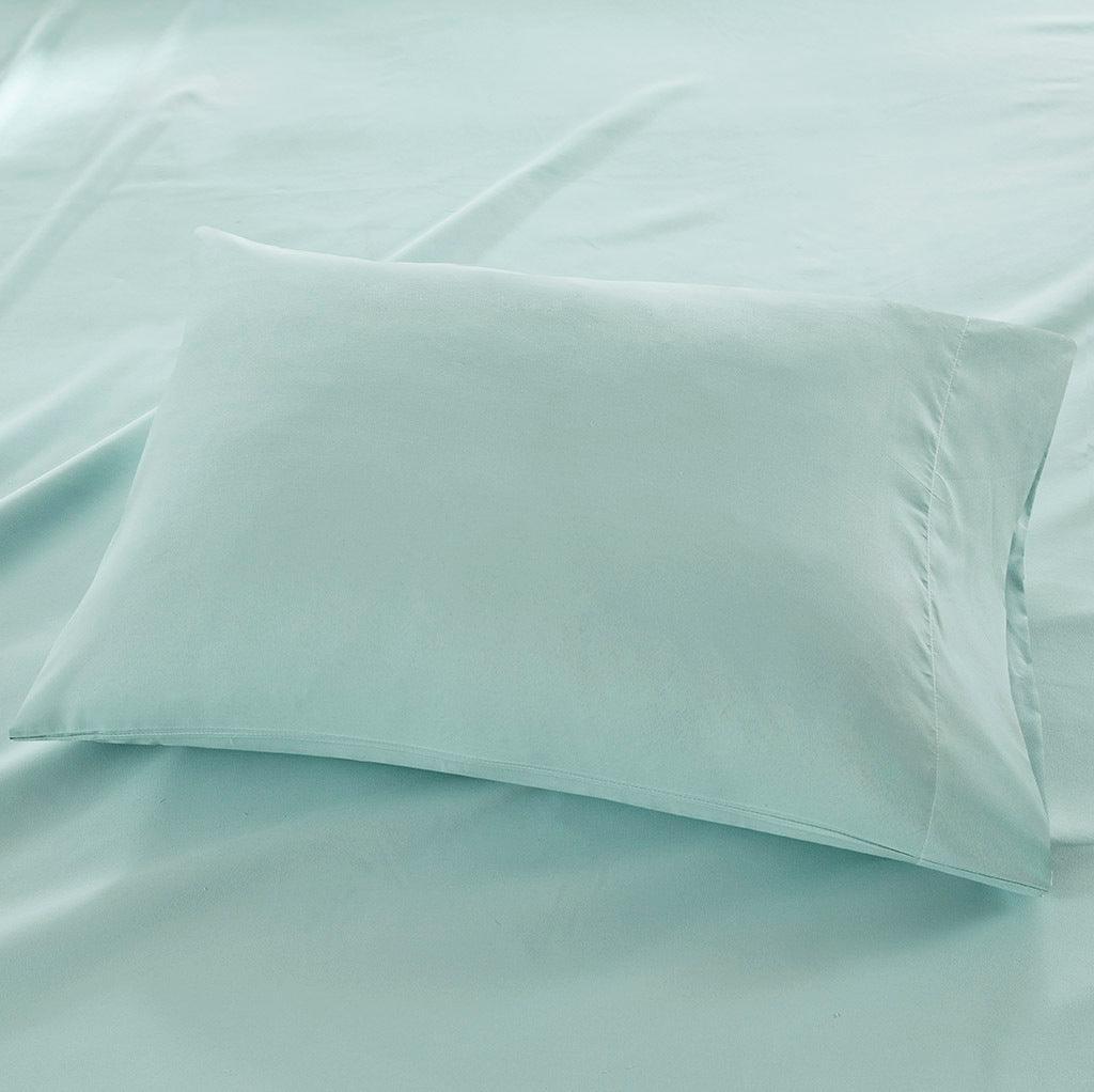 Olliix.com Sheets & Sheet Sets - 3M Microcell Full Sheet Set Seafoam