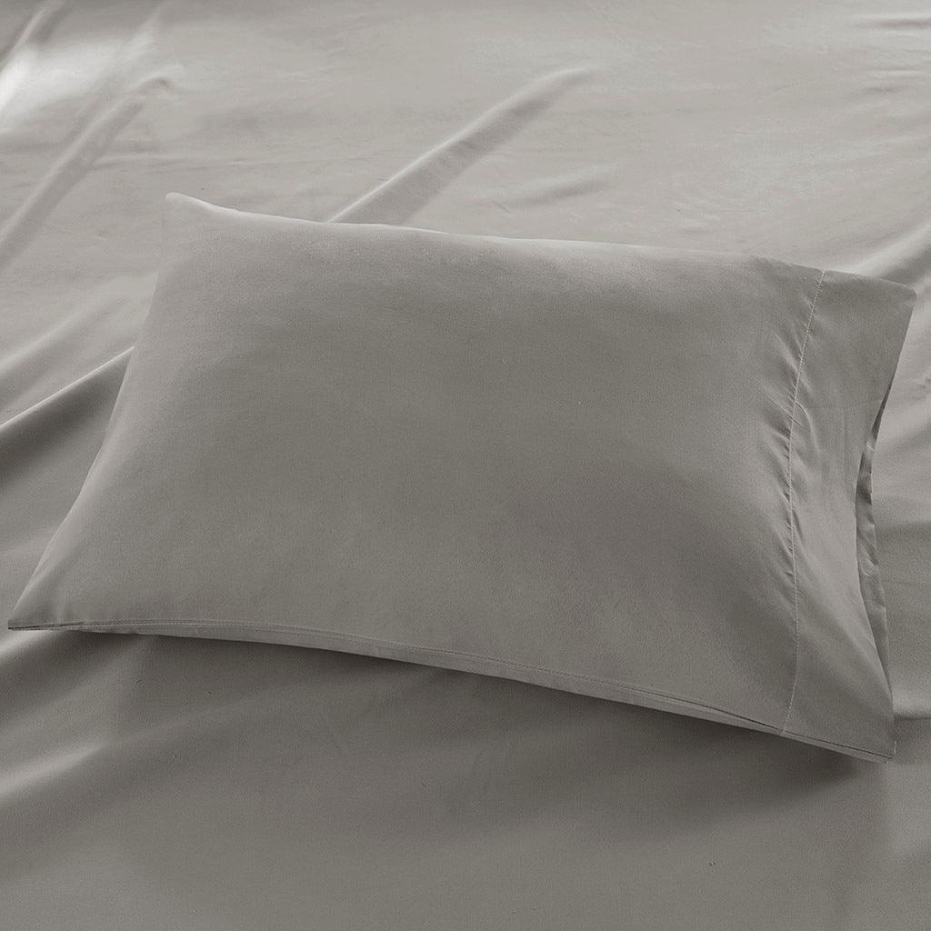 Olliix.com Sheets & Sheet Sets - 3M Microcell King Sheet Set Gray