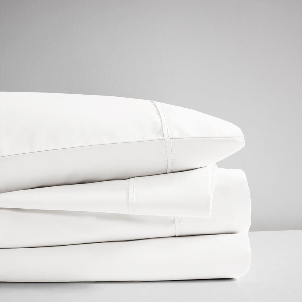 Olliix.com Sheets & Sheet Sets - 400 Thread Count California King Sheet Set White