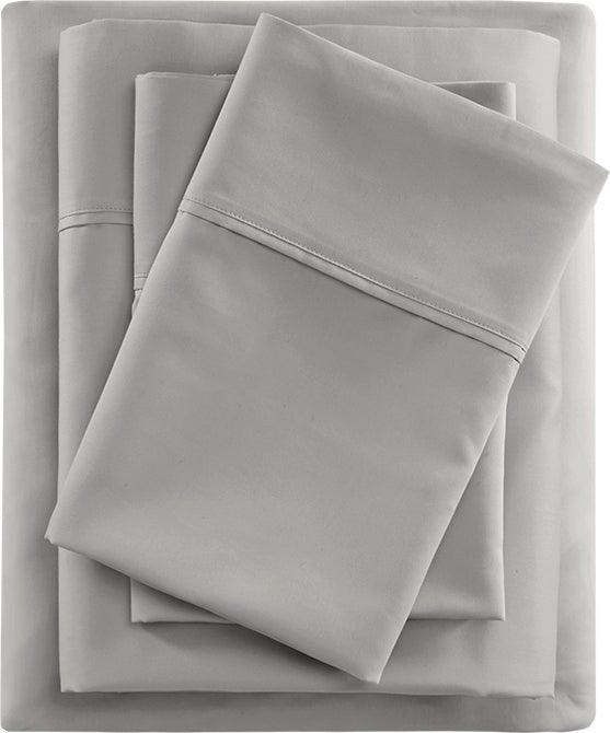 Olliix.com Sheets & Sheet Sets - 400 Thread Count Full Sheet Set Gray