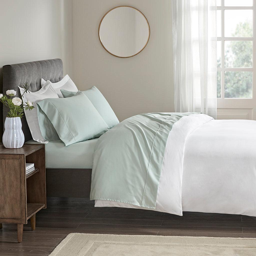 Olliix.com Sheets & Sheet Sets - 400 Thread Count Full Sheet Set Seafoam