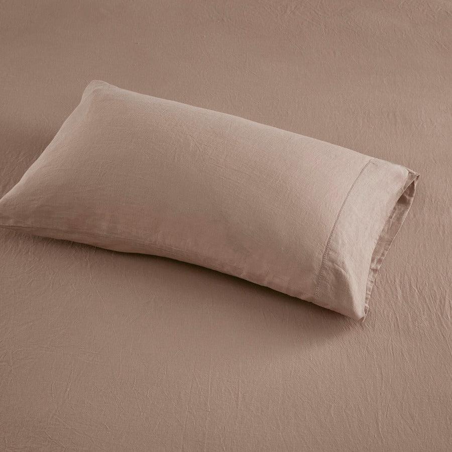 Olliix.com Sheets & Sheet Sets - 4PC Sheet Set Warm Taupe MP20-7882