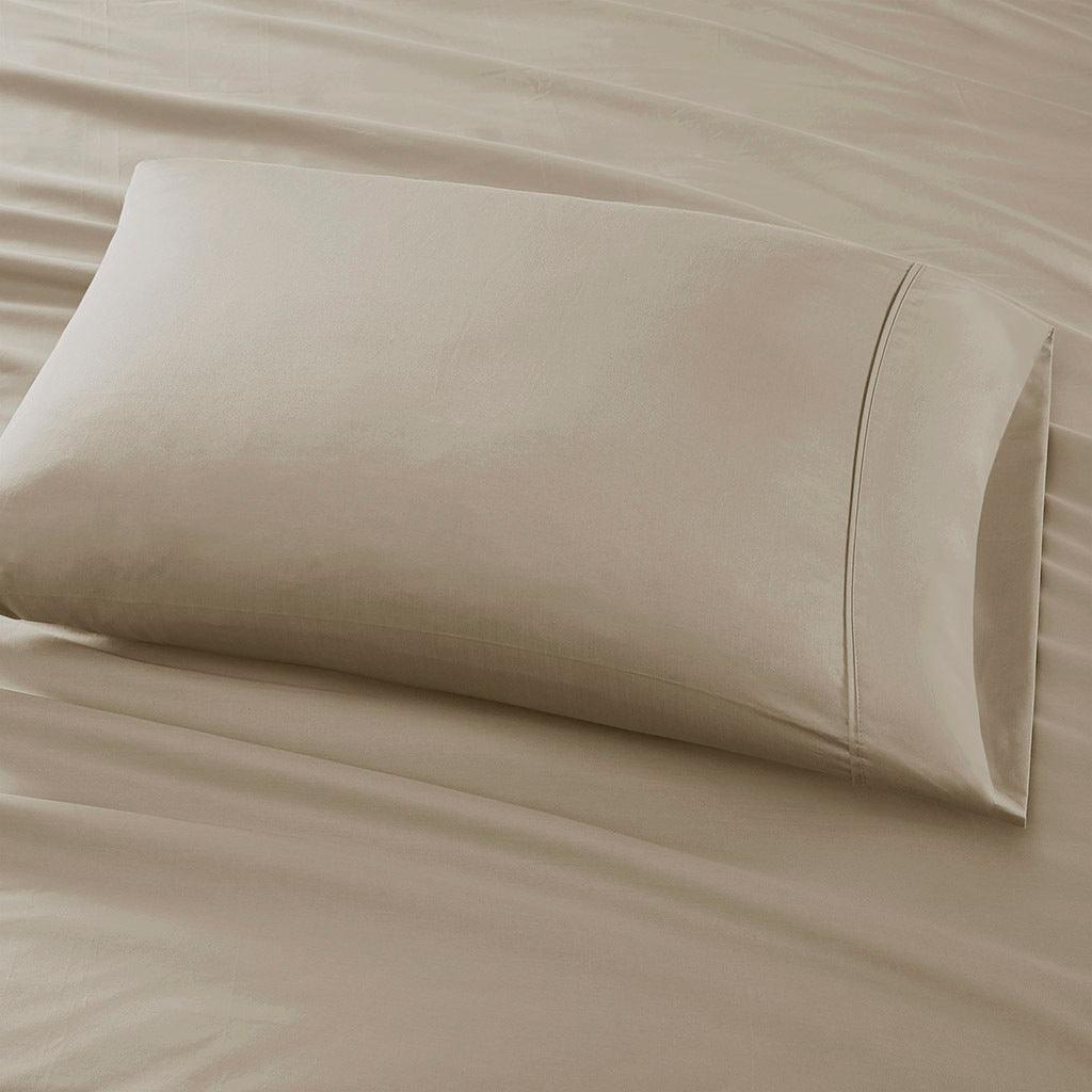 Olliix.com Sheets & Sheet Sets - 525 Thread Count King Sheet Set Khaki