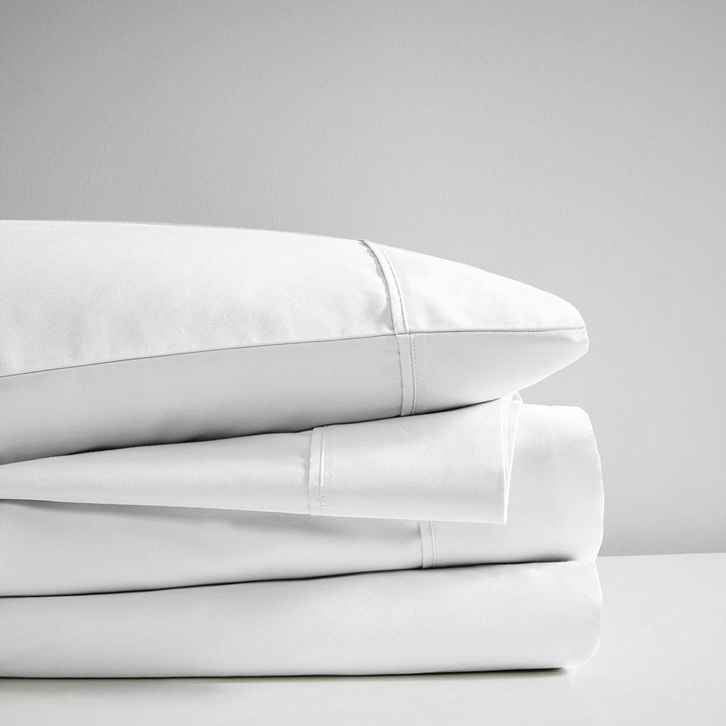 Olliix.com Sheets & Sheet Sets - 525 Thread Count King Sheet Set White