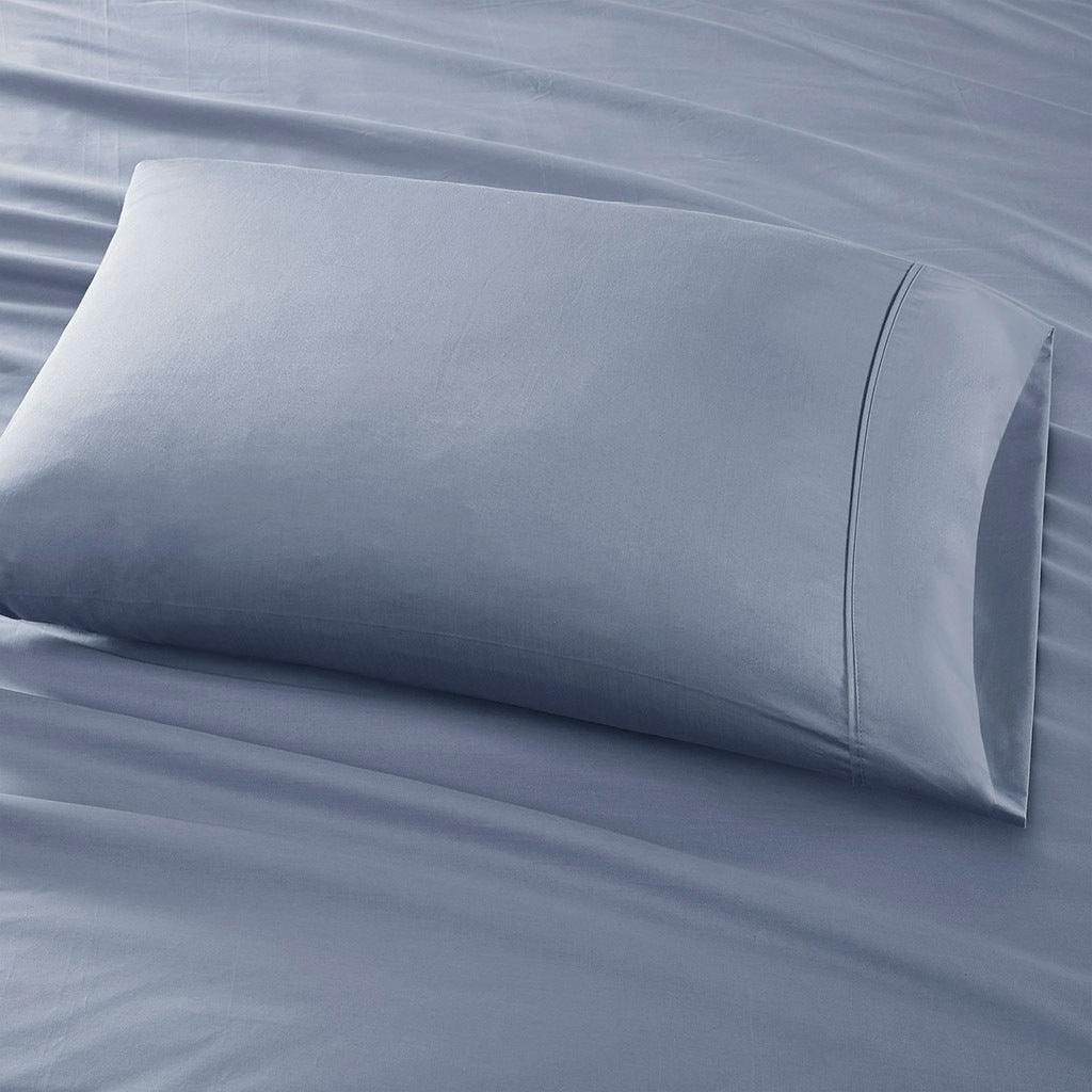 Olliix.com Sheets & Sheet Sets - 525 Thread Count Queen Sheet Set Blue