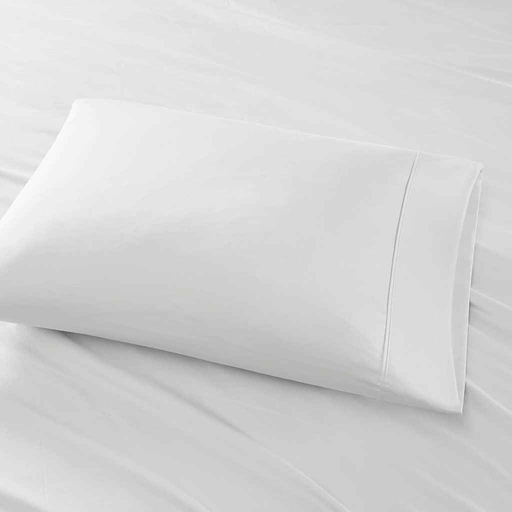 Olliix.com Sheets & Sheet Sets - 600 Thread Count Cal King 102" Sheet Set White