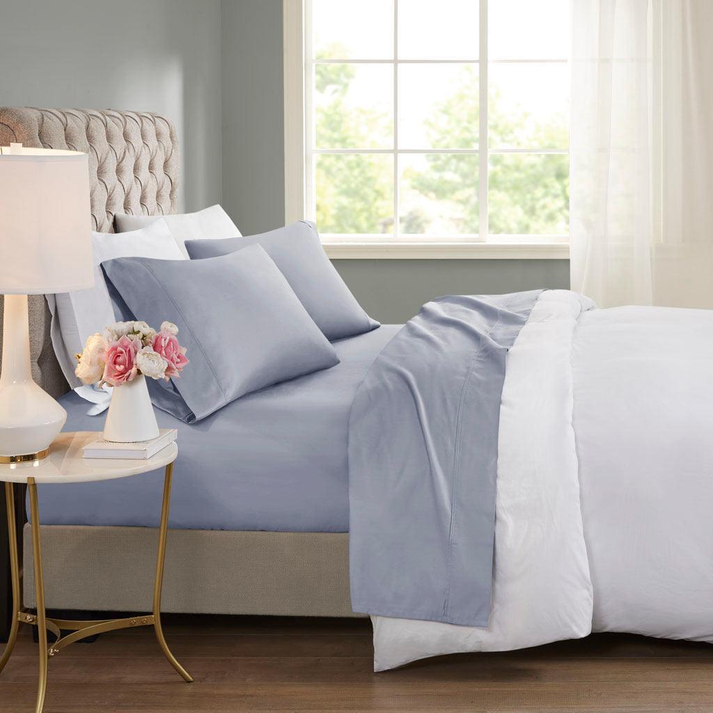 Olliix.com Sheets & Sheet Sets - 600 Thread Count California King Sheet Set Blue