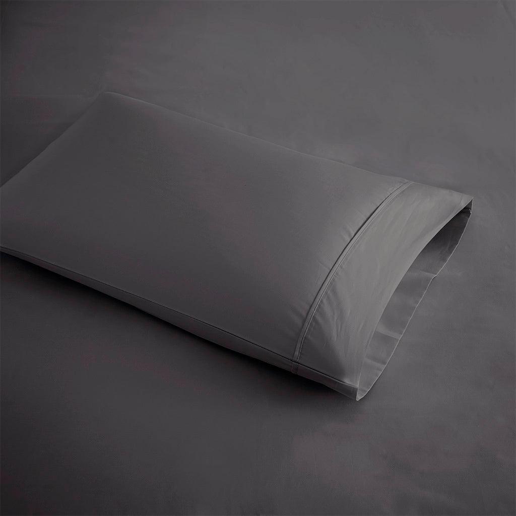 Olliix.com Sheets & Sheet Sets - 600 Thread Count California King Sheet Set Charcoal