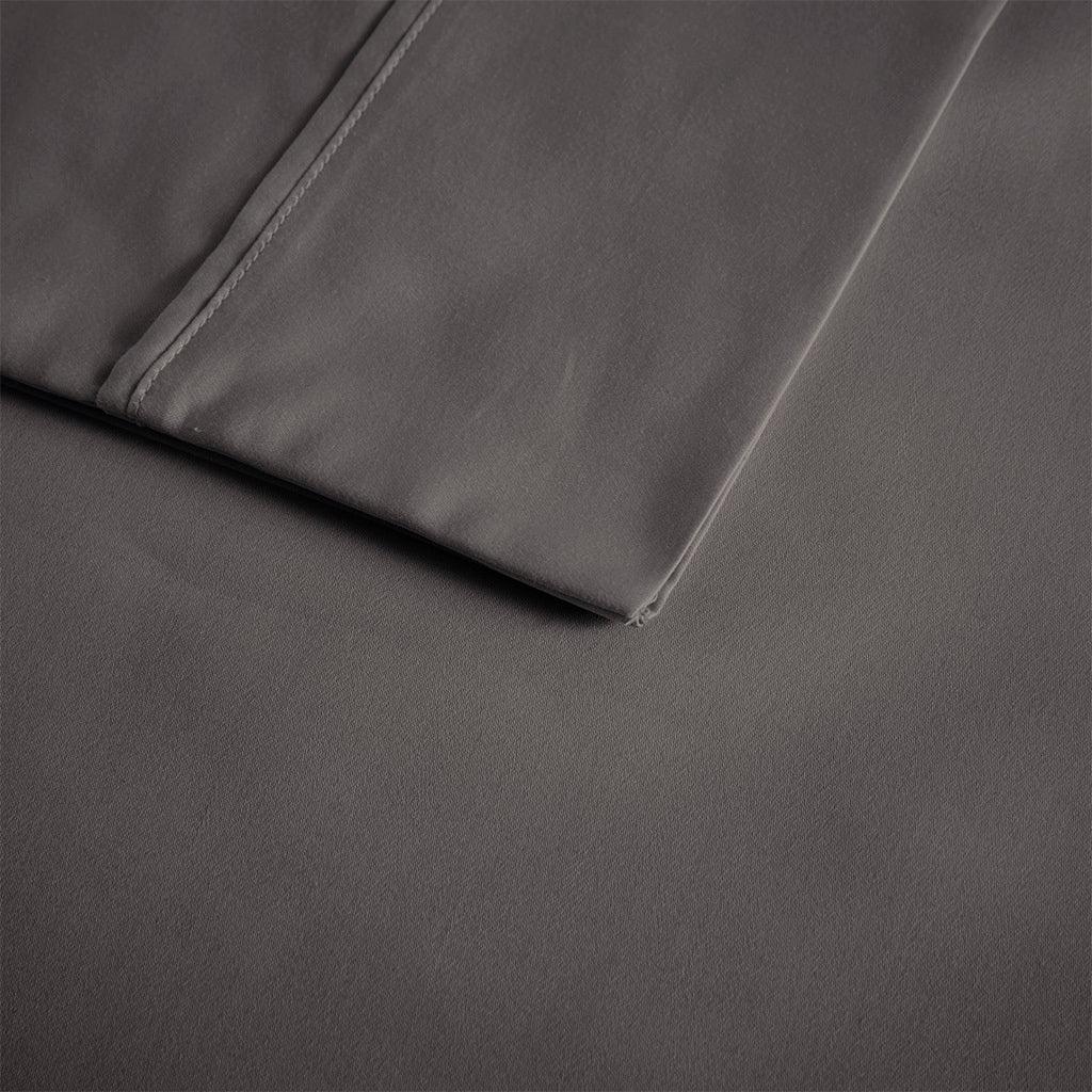 Olliix.com Sheets & Sheet Sets - 600 Thread Count California King Sheet Set Charcoal