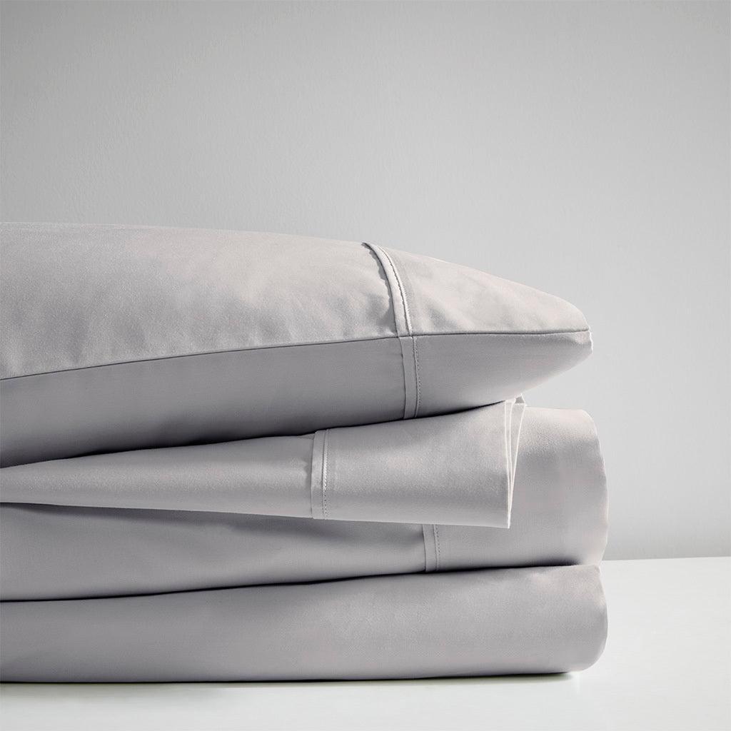 Olliix.com Sheets & Sheet Sets - 600 Thread Count California King Sheet Set Gray