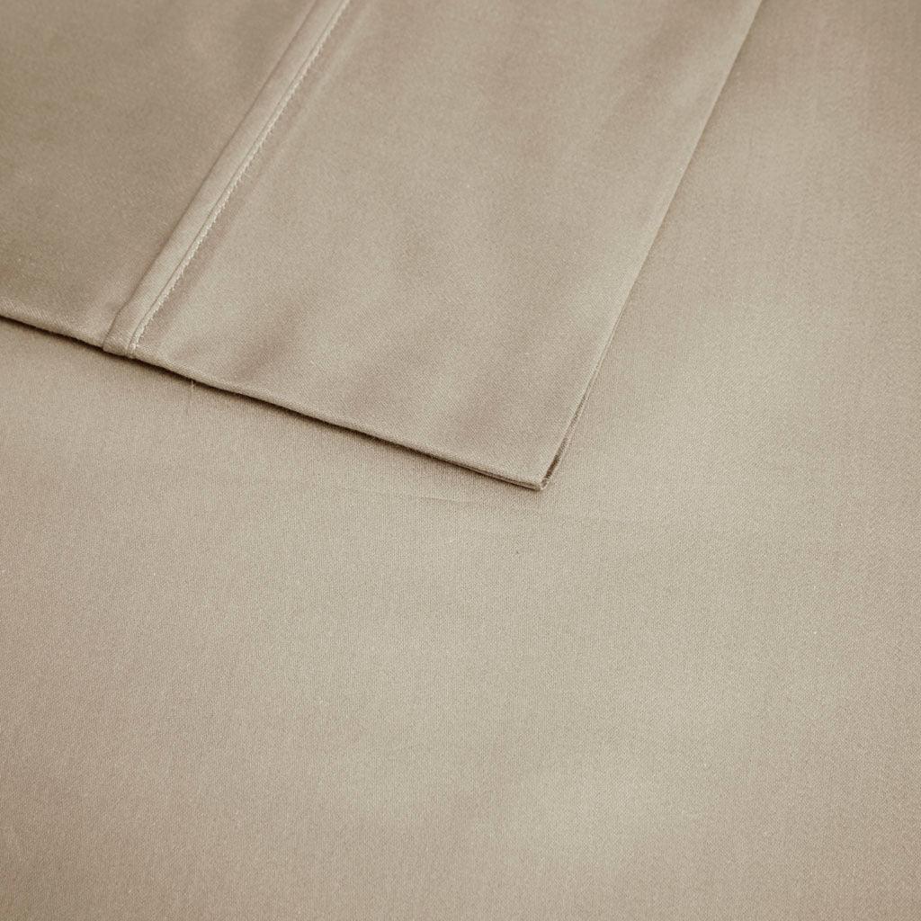 Olliix.com Sheets & Sheet Sets - 600 Thread Count California King Sheet Set Khaki