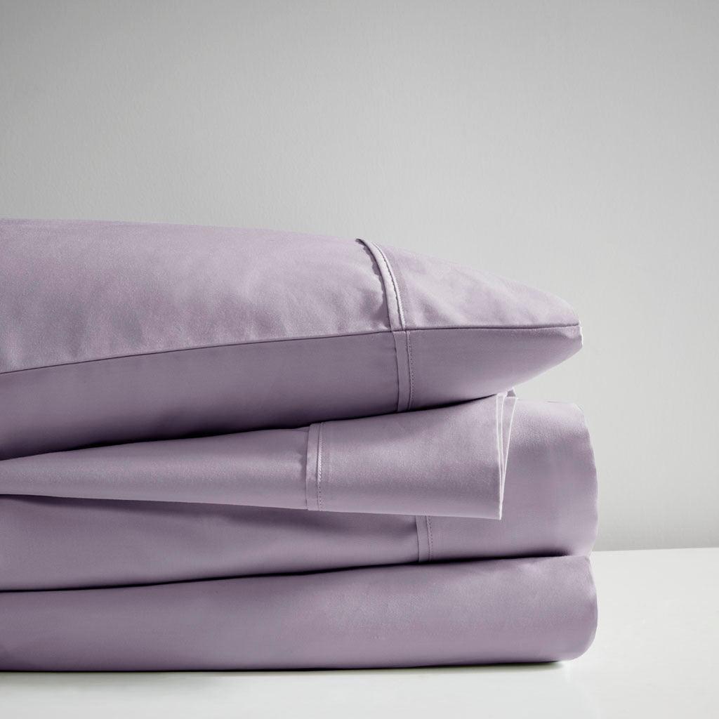 Olliix.com Sheets & Sheet Sets - 600 Thread Count California King Sheet Set Purple